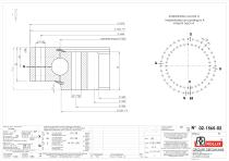 Standard single row ball slewing rings with internal gear thin sections-3