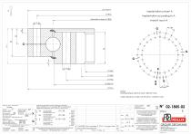 Standard single row ball slewing rings with internal gear thin sections-4