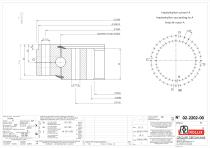 Standard single row ball slewing rings with internal gear thin sections-6