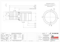Standard single row ball slewing rings with internal gear thin sections-7