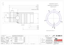 Standard single row ball slewing rings with internal gear thin sections-8