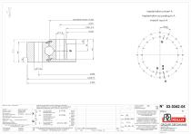 Standard single row ball slewing rings without gear-4