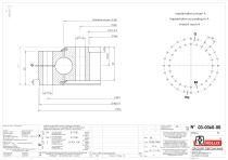 Standard single row ball slewing rings without gear-5