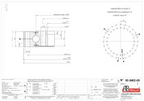 Standard single row ball slewing rings without gear-6
