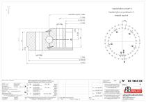 Standard single row ball slewing rings without gear thin sections-3