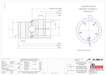 Standard single row ball slewing rings without gear thin sections-7