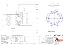 Standard single row ball slewing rings without gear thin sections-8
