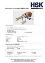 Hand welding extruder HSK10 DE compact-8