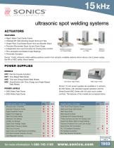 ultrasonic spot welding systems - 1