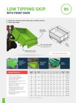 LOW TIPPING SKIP WITH FRONT DOOR-1