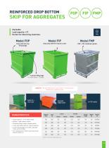 REINFORCED DROP BOTTOM SKIP FOR AGGREGATES - 1