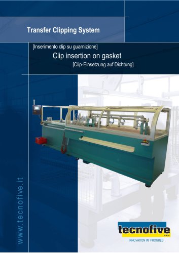 Clip insertion on gasket