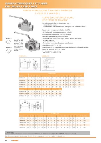 ball valves 2 and 3 ways