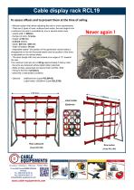 Cable display rack RCL19-1