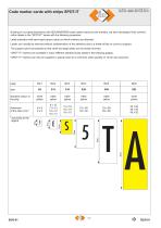 Code marker cards with strips - 2