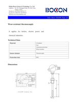 BOCON-wear-resistant thermocouple TM2509-boiler/power/chemical engineering - 1