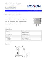 Outdoor temperature transmitter for warehouse/markets TM1302 - 1