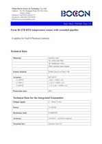 RTD temperature sensor for food and pharmacy-TM1601 - 1