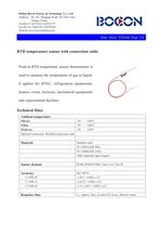 RTD temperature sensor for HVAC/refrigeration/heater/oven/TM1106