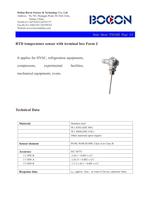 RTD temperature sensor Form J for HVAC/ refrigeration/compressor-TM1402 - 1