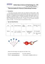 Thermocouples for Vacuum Carburizing Furnaces - 1