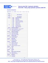 Heavy Duty Hydraulic Cylinder 3000psi-22