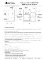 HV ? High Vacuum Filter Units - 1