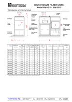 HV ? High Vacuum Filter Units - 2