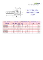 Tempo Hydralic hose fittings-22