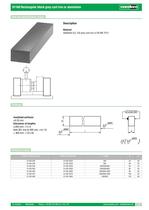 01160 Rectangular block grey cast iron or aluminium - 1