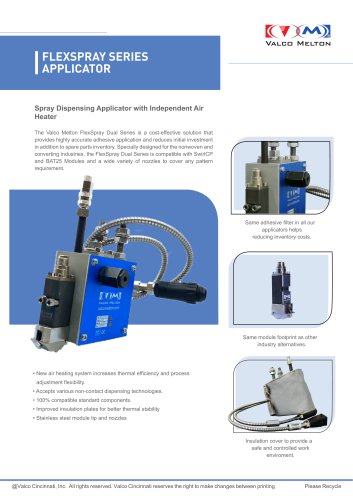 FLEXSPRAY SERIES APPLICATOR