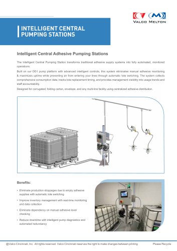 INTELLIGENT CENTRAL PUMPING STATIONS