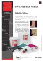METALLOGRAPHIC HOT EMBEDDING RESINS - 1