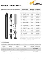 12 inch DTH hammer and bit-8