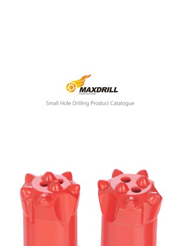 Maxdrill Taper tools-Tophammer rilling Tools For small hole drilling