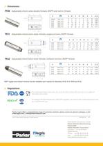 Parker Legris - Adjustable Check Valves in Nickel-Plated Brass - 4