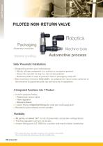 Parker Legris - Piloted Non-Return Valve A Compact and Reliable Multi-Purpose Fitting for Safer Pneumatic Installations - 2