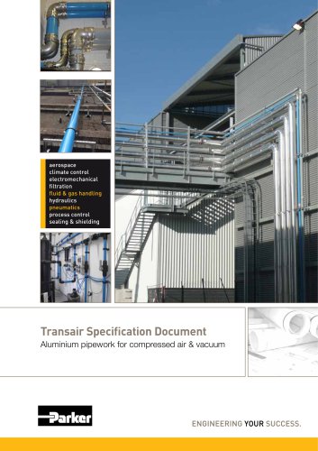 Parker Transair - Transair Specification Document Aluminium pipework for compressed air & vacuum