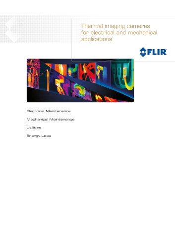 FLIR Thermal Cameras for Electrical / Mechanical Applications