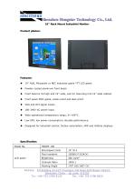 Hengstar Rack Mount Industrial LCD Monitor for Industrial Automation - 5