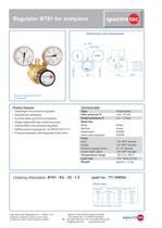 Pressure regulators for acetylene-2