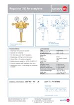 Pressure regulators for acetylene-5