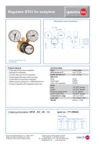 Pressure regulators for acetylene-2