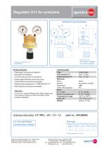 Pressure regulators for acetylene-3
