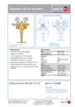 Pressure regulators for acetylene-5
