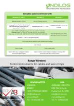 Cable and terminal testers - Range Wiretest - 8