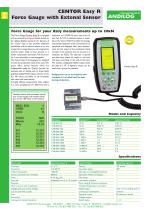 Centor Easy R, digital force gauge with external sensor - 1