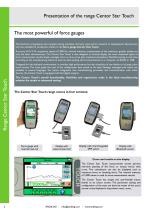 Centor Star Touch, Advanced touchscreen force gauge - 2