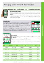Centor Star Touch, Advanced touchscreen force gauge - 3
