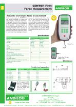 Simple force gauge Centor First - 1